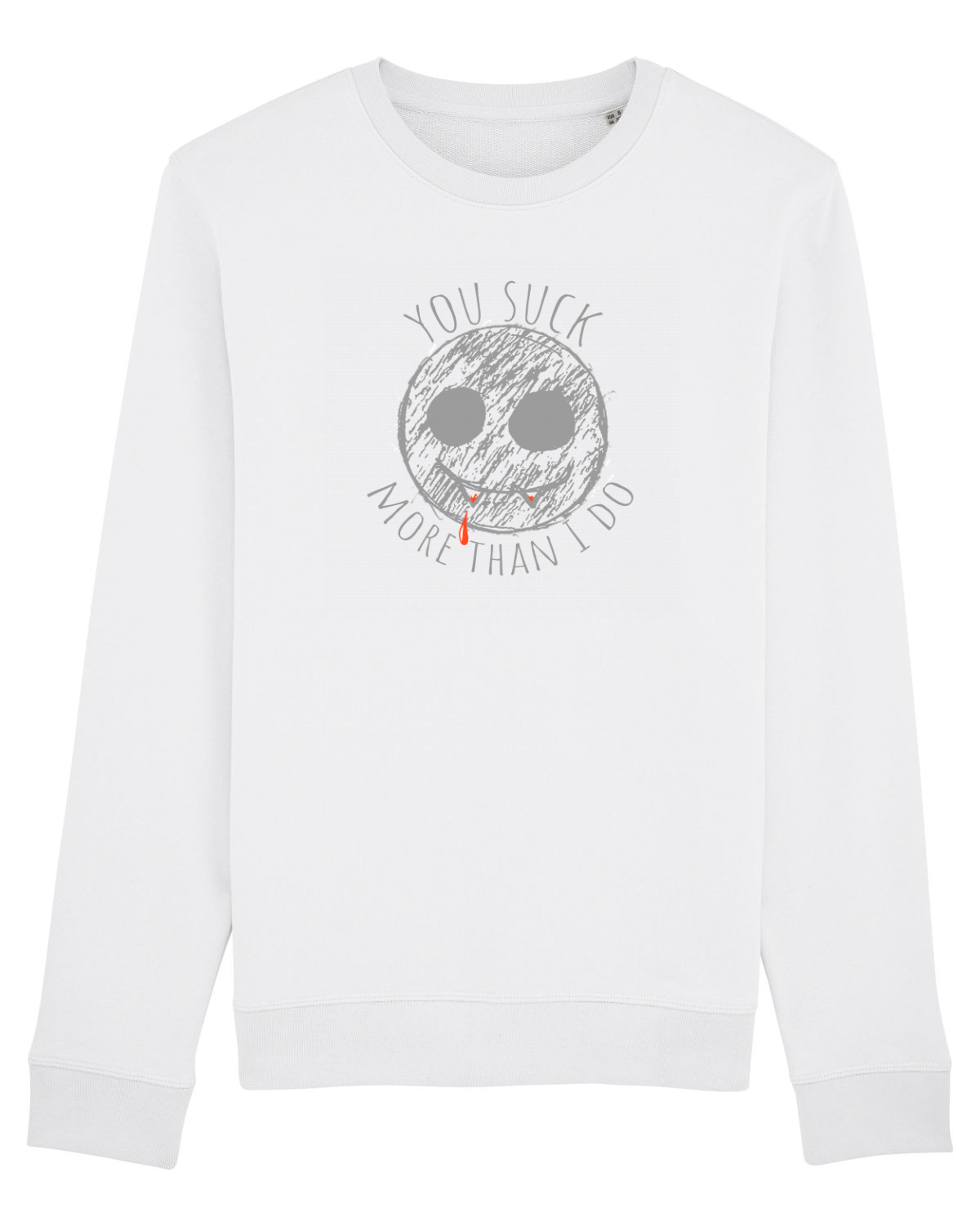 Bluză mânecă lungă Unisex Rise White