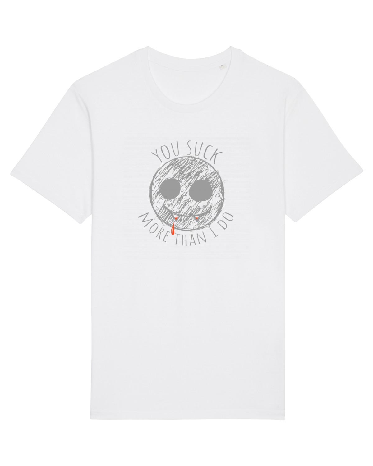 Tricou mânecă scurtă Unisex Rocker White
