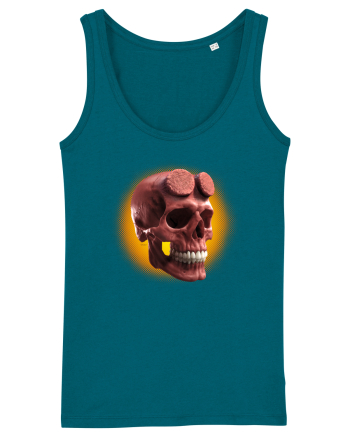 Craniu roșu - skull red 05 orange Ocean Depth