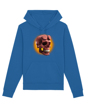Craniu roșu - skull red 05 orange Royal Blue