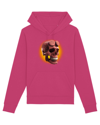 Craniu roșu - skull red 05 orange Raspberry