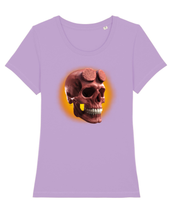 Craniu roșu - skull red 05 orange Lavender Dawn