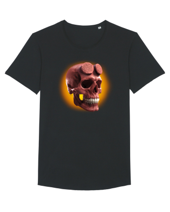 Craniu roșu - skull red 05 orange Black
