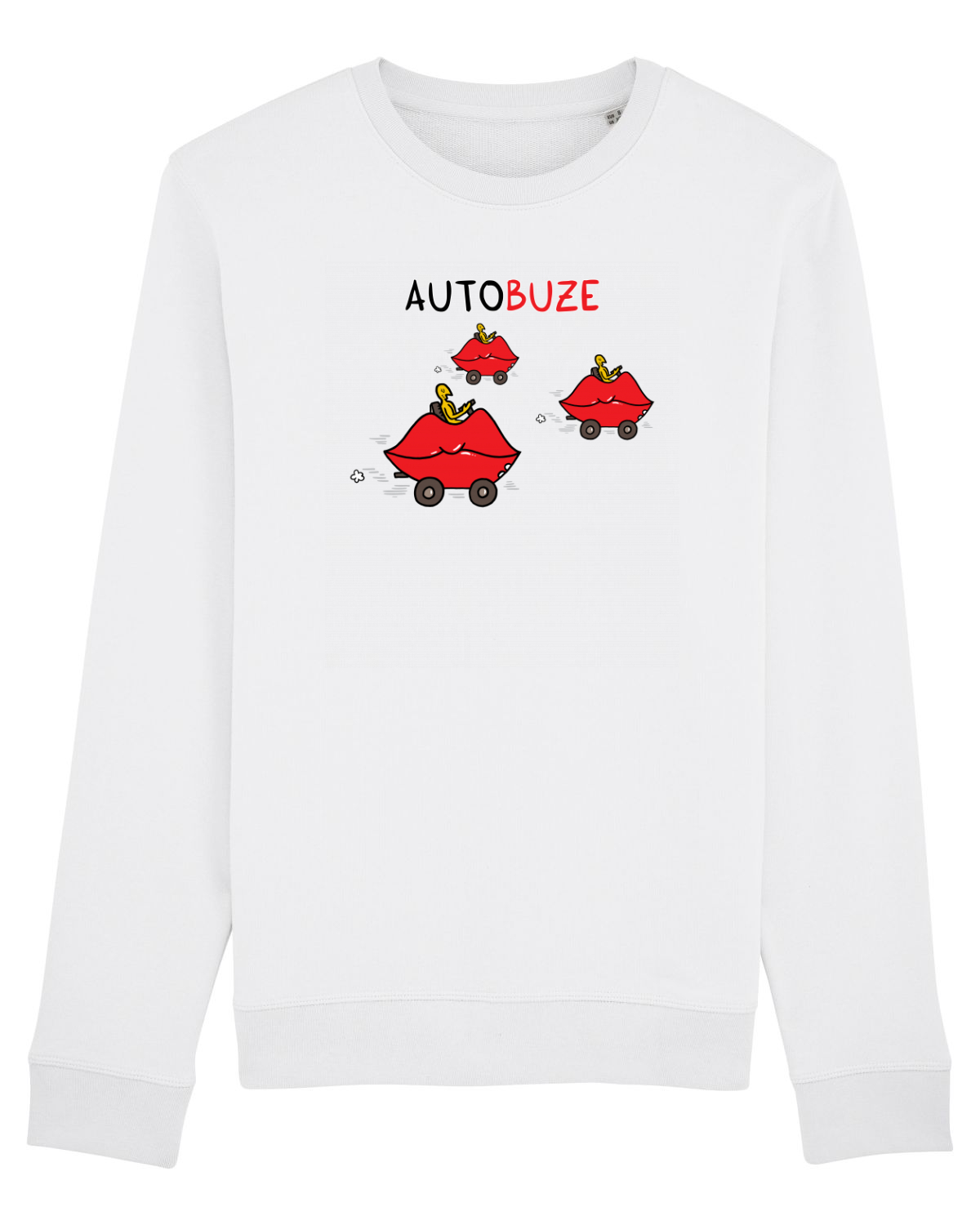 Bluză mânecă lungă Unisex Rise White