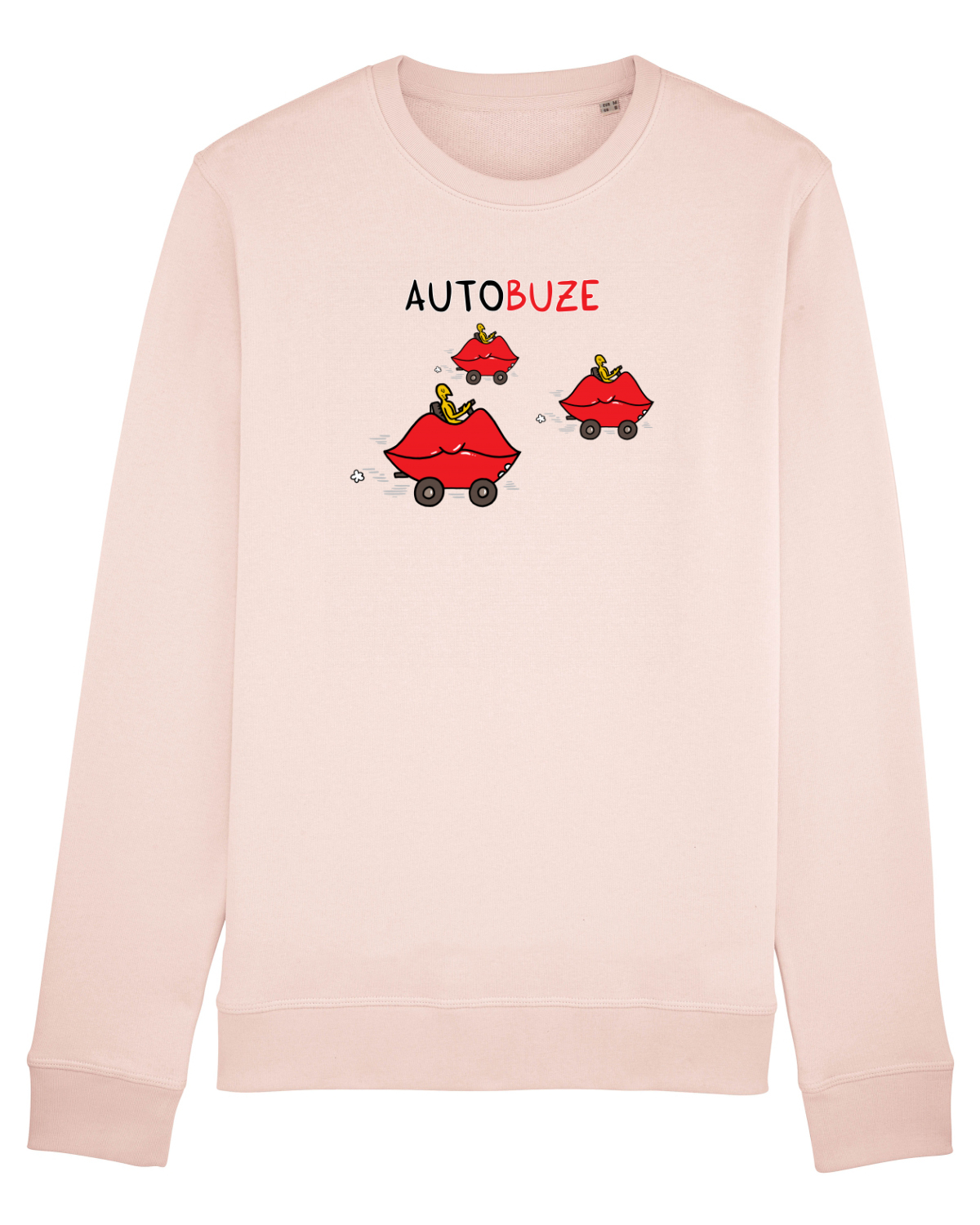 Bluză mânecă lungă Unisex Rise Candy Pink