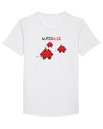 autoBUZE Tricou mânecă scurtă guler larg Bărbat Skater