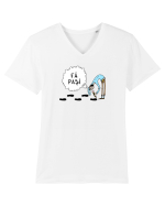 Fă pași! Tricou mânecă scurtă guler V Bărbat Presenter