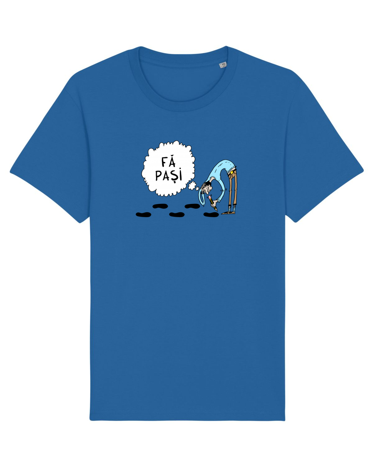 Tricou mânecă scurtă Unisex Rocker Royal Blue