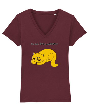 Relax, it's CATurday Burgundy