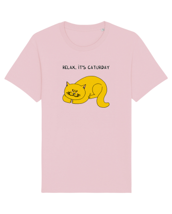 Relax, it's CATurday Cotton Pink