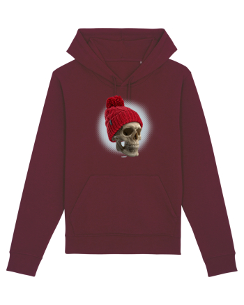 Craniu cu caciulă - skullbeanie 02-91 Burgundy
