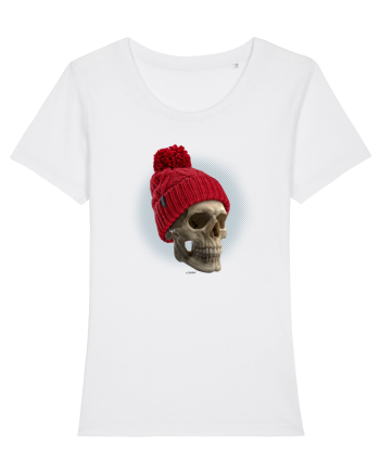 Craniu cu caciulă - skullbeanie 02-91 White