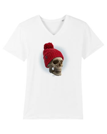 Craniu cu caciulă - skullbeanie 02-91 White