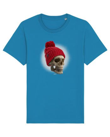 Craniu cu caciulă - skullbeanie 02-91 Azur