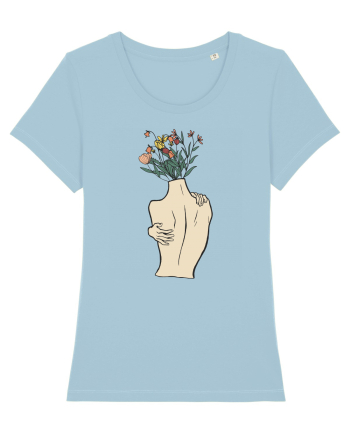 Body of Flowers Sky Blue
