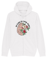 Be Kind To Your Mind Hanorac cu fermoar Unisex Connector