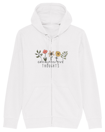 Grow Positive Tghoughts  White