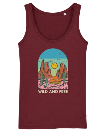 Wild And Free Burgundy