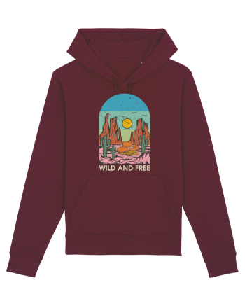 Wild And Free Burgundy