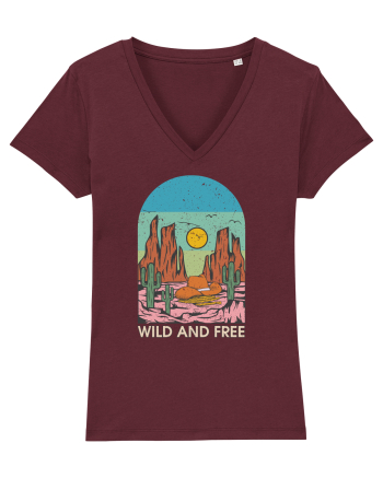 Wild And Free Burgundy