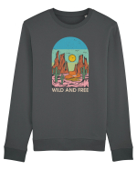 Wild And Free Bluză mânecă lungă Unisex Rise