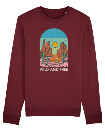 Wild And Free Burgundy