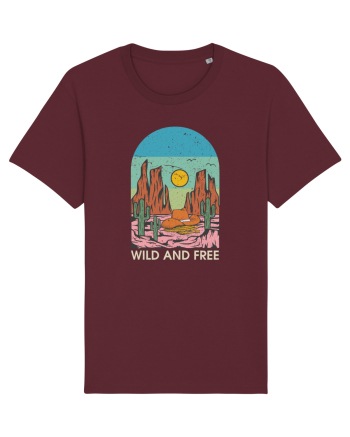 Wild And Free Burgundy