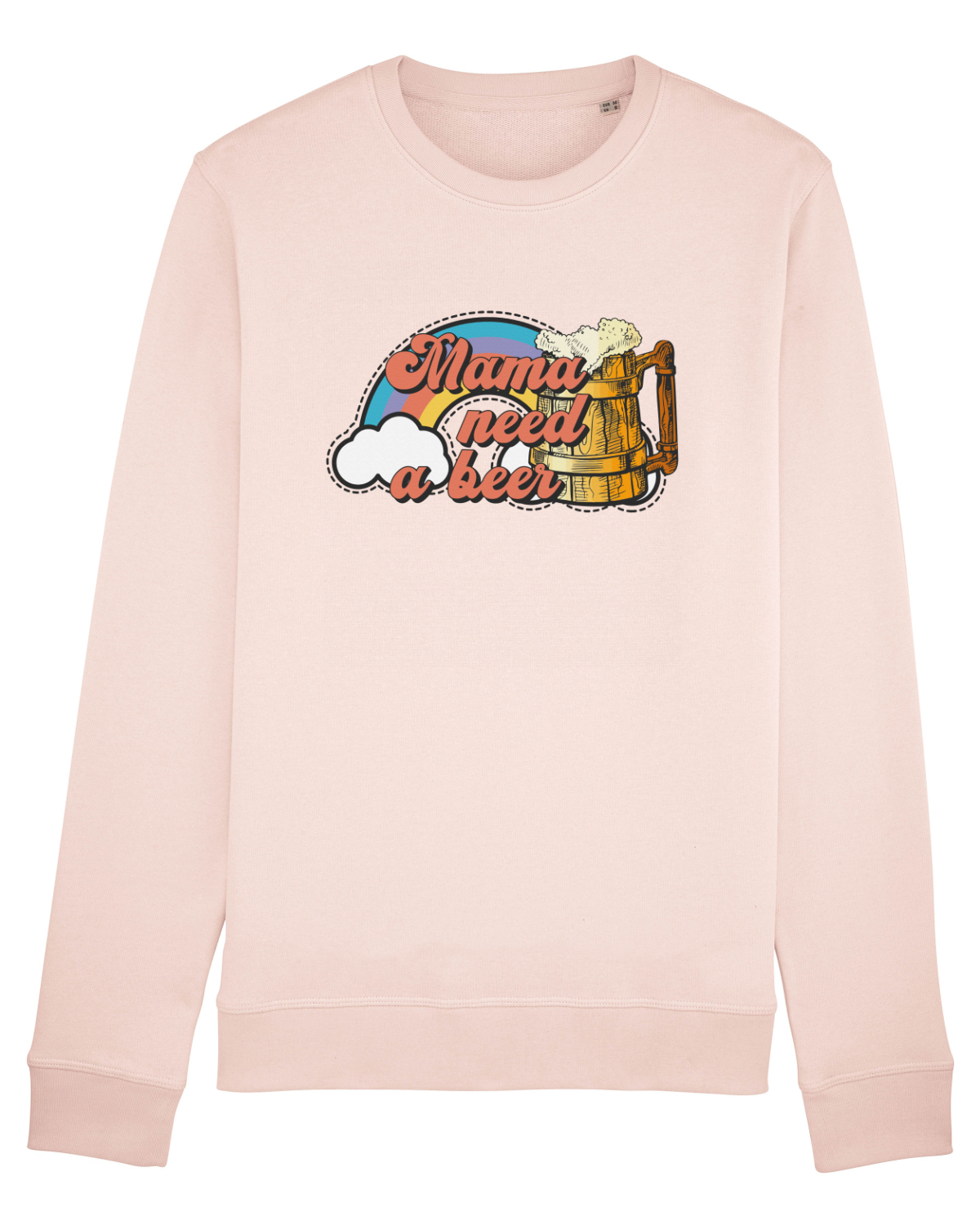 Bluză mânecă lungă Unisex Rise Candy Pink