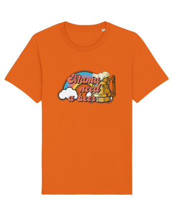 Mama Need A Beer Bright Orange