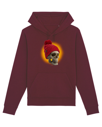 Craniu cu caciulă - skullbeanie 02-01 Burgundy