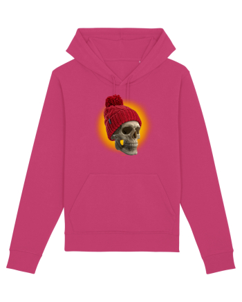 Craniu cu caciulă - skullbeanie 02-01 Raspberry