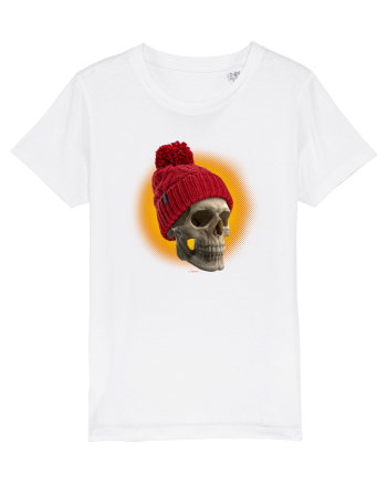 Craniu cu caciulă - skullbeanie 02-01 White