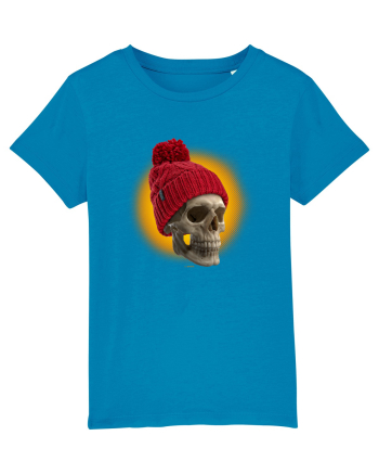 Craniu cu caciulă - skullbeanie 02-01 Azur