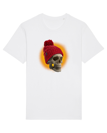 Craniu cu caciulă - skullbeanie 02-01 White