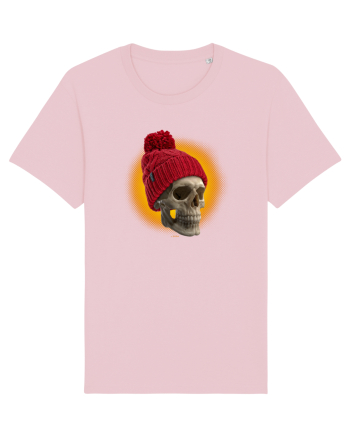 Craniu cu caciulă - skullbeanie 02-01 Cotton Pink
