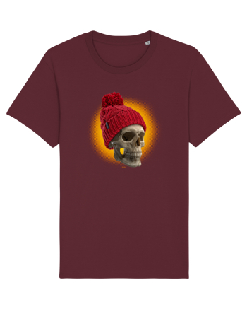 Craniu cu caciulă - skullbeanie 02-01 Burgundy