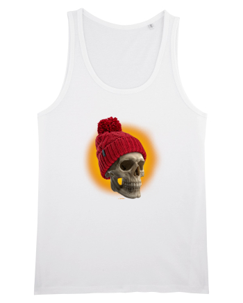 Craniu cu caciulă - skullbeanie 02-01 White