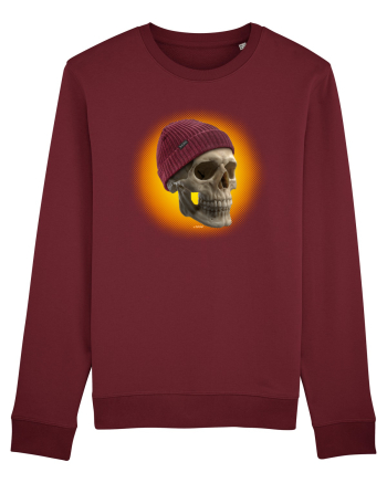 Craniu cu caciulă - skullbeanie 03-02 Burgundy