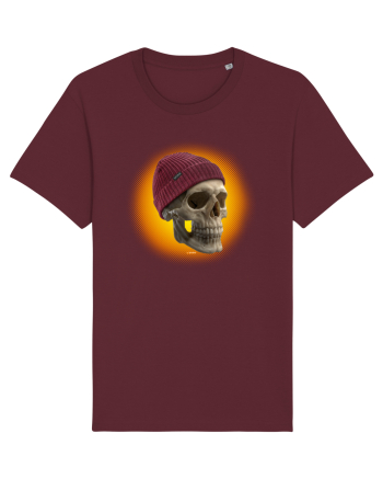 Craniu cu caciulă - skullbeanie 03-02 Burgundy