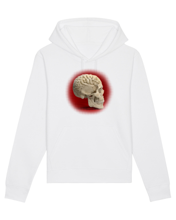 Craniu cu creier - skullbrain White