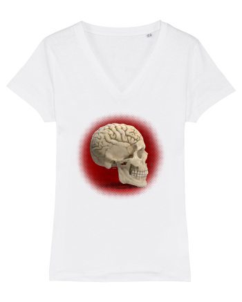 Craniu cu creier - skullbrain White