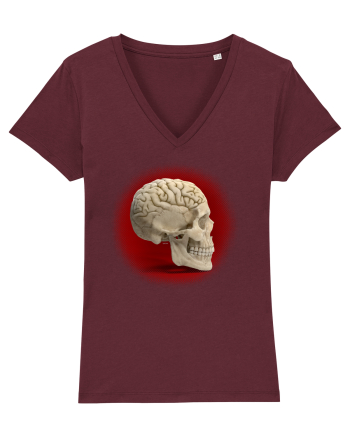 Craniu cu creier - skullbrain Burgundy