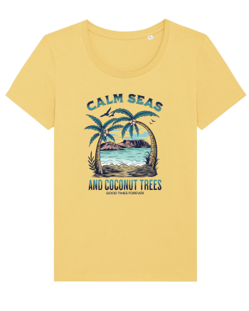 De vară: Calm seas and coconut trees Jojoba