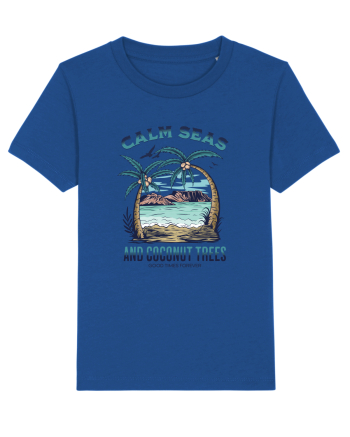De vară: Calm seas and coconut trees Majorelle Blue