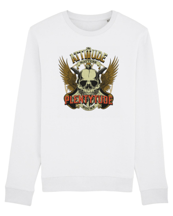 Attitude matters - Plentytude rocks White