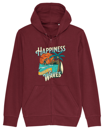 De vară: Happiness comes in waves Burgundy