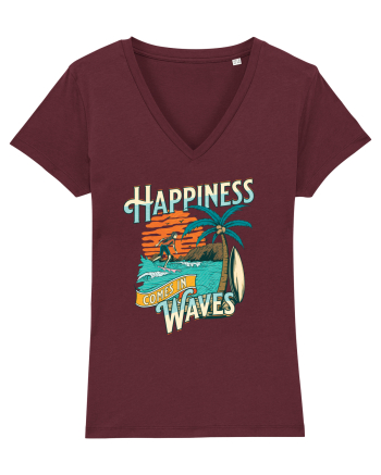 De vară: Happiness comes in waves Burgundy