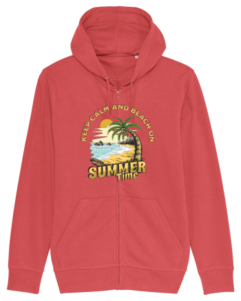 De vară: Keep calm and beach on Carmine Red