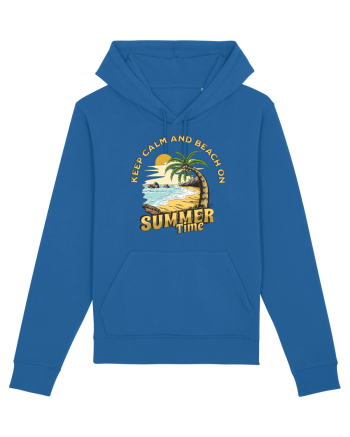 De vară: Keep calm and beach on Royal Blue