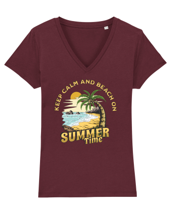 De vară: Keep calm and beach on Burgundy
